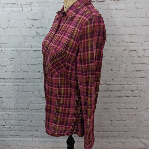 Gap Button Down Plaid Shirt Small - Picture 2 of 7